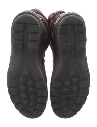 Pajar Nylon Embroidered Accent Lace-Up Boots