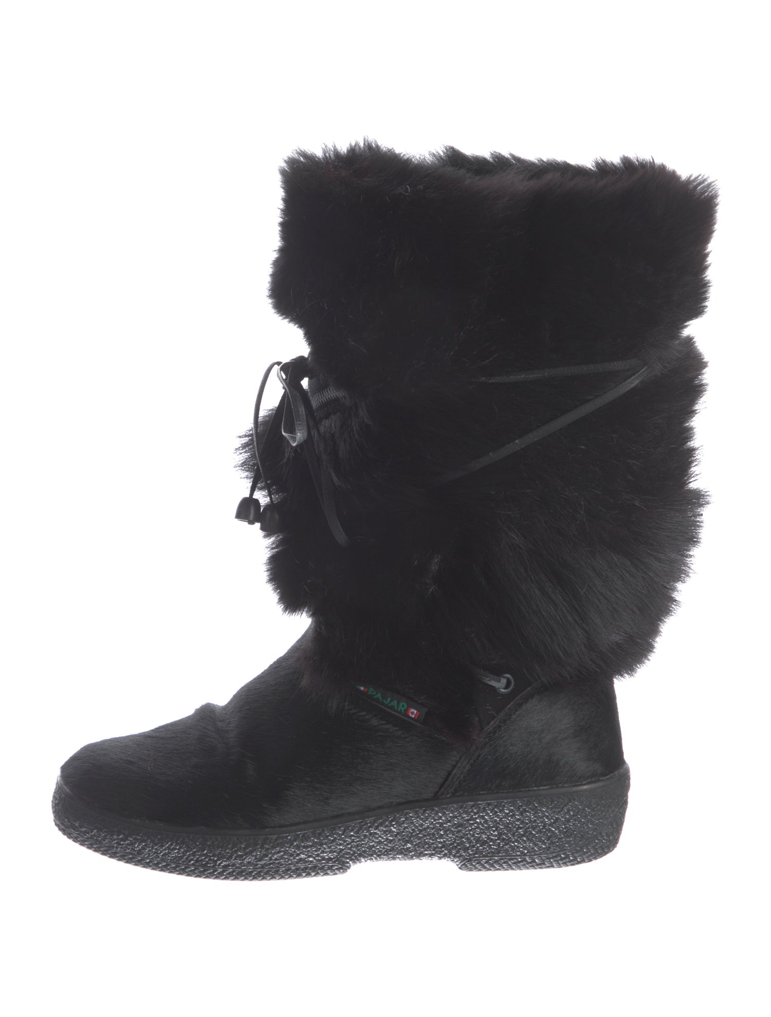Pajar Fur Lace-Up Boots