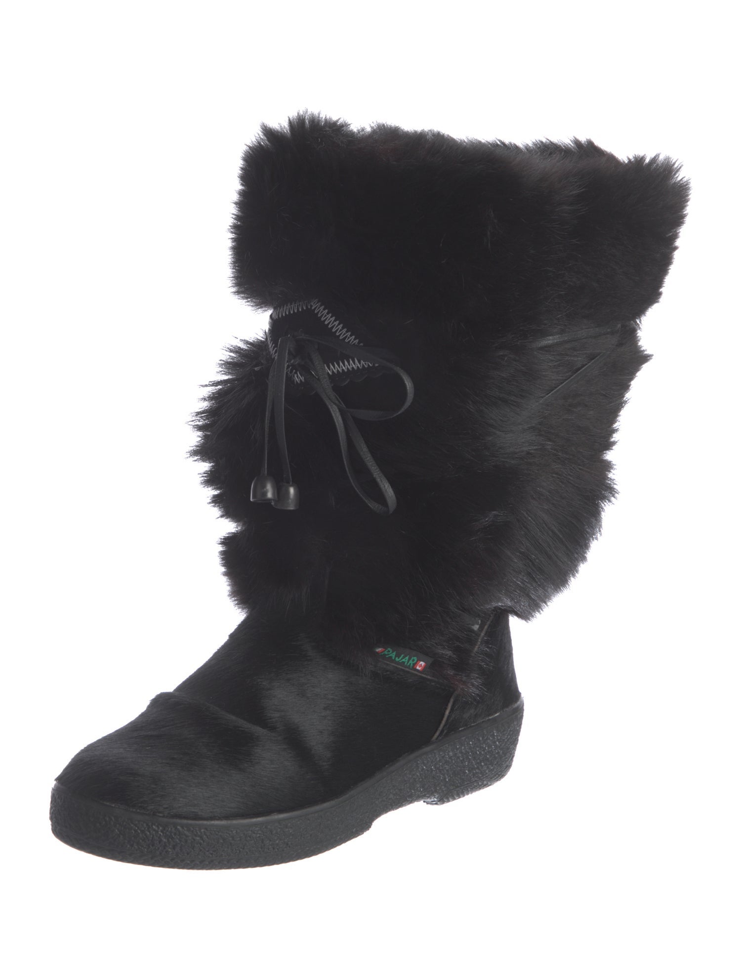 Pajar Fur Lace-Up Boots