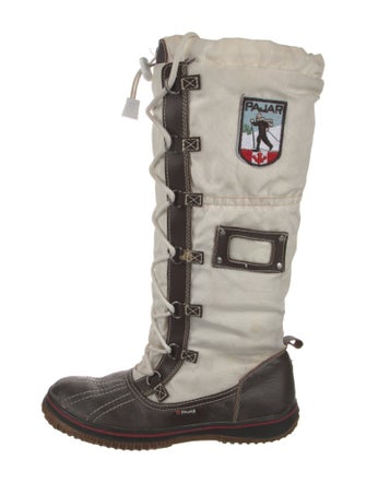 Pajar Signature Logo Nylon Lace-Up Boots