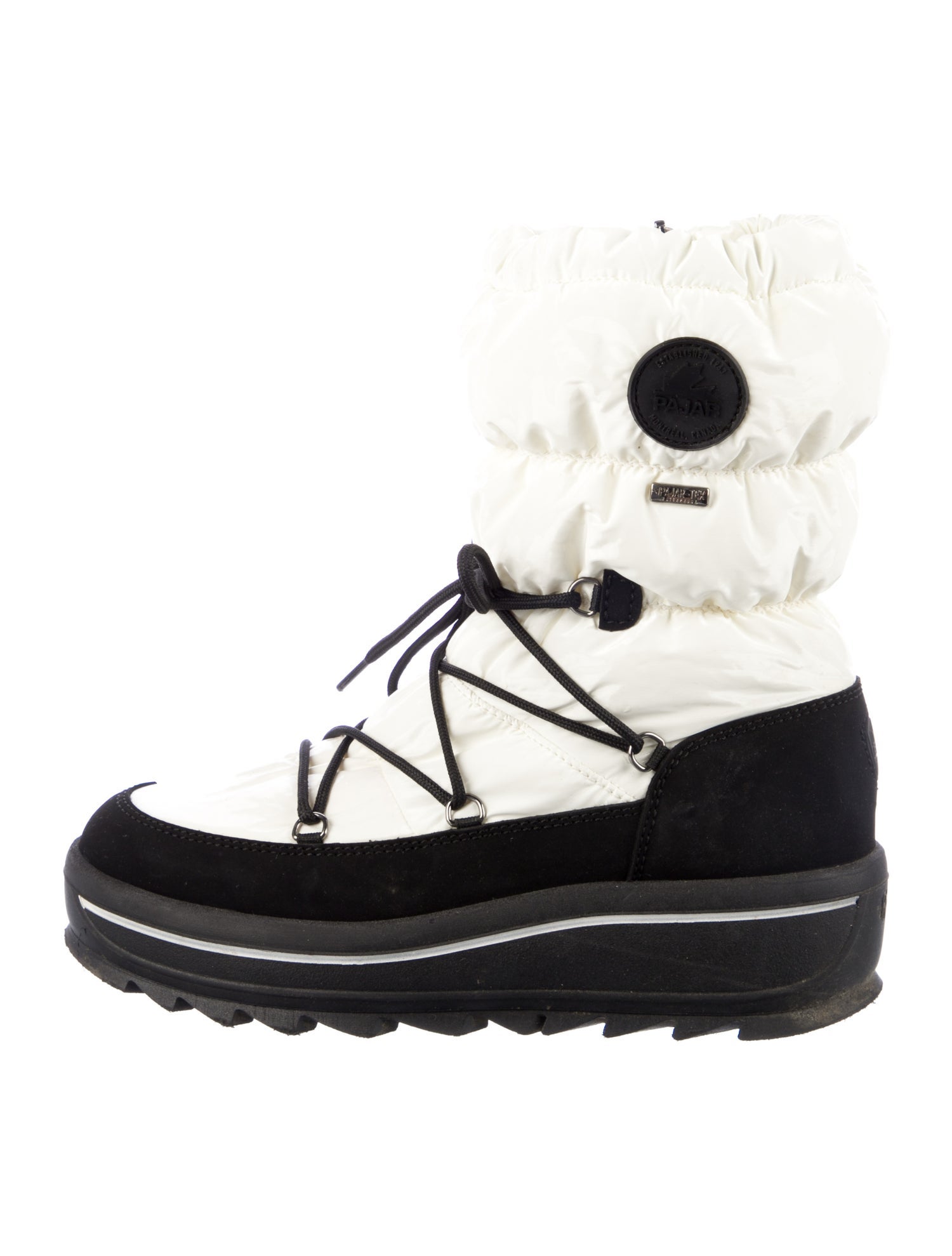 Pajar Colorblock Pattern Lace-Up Boots