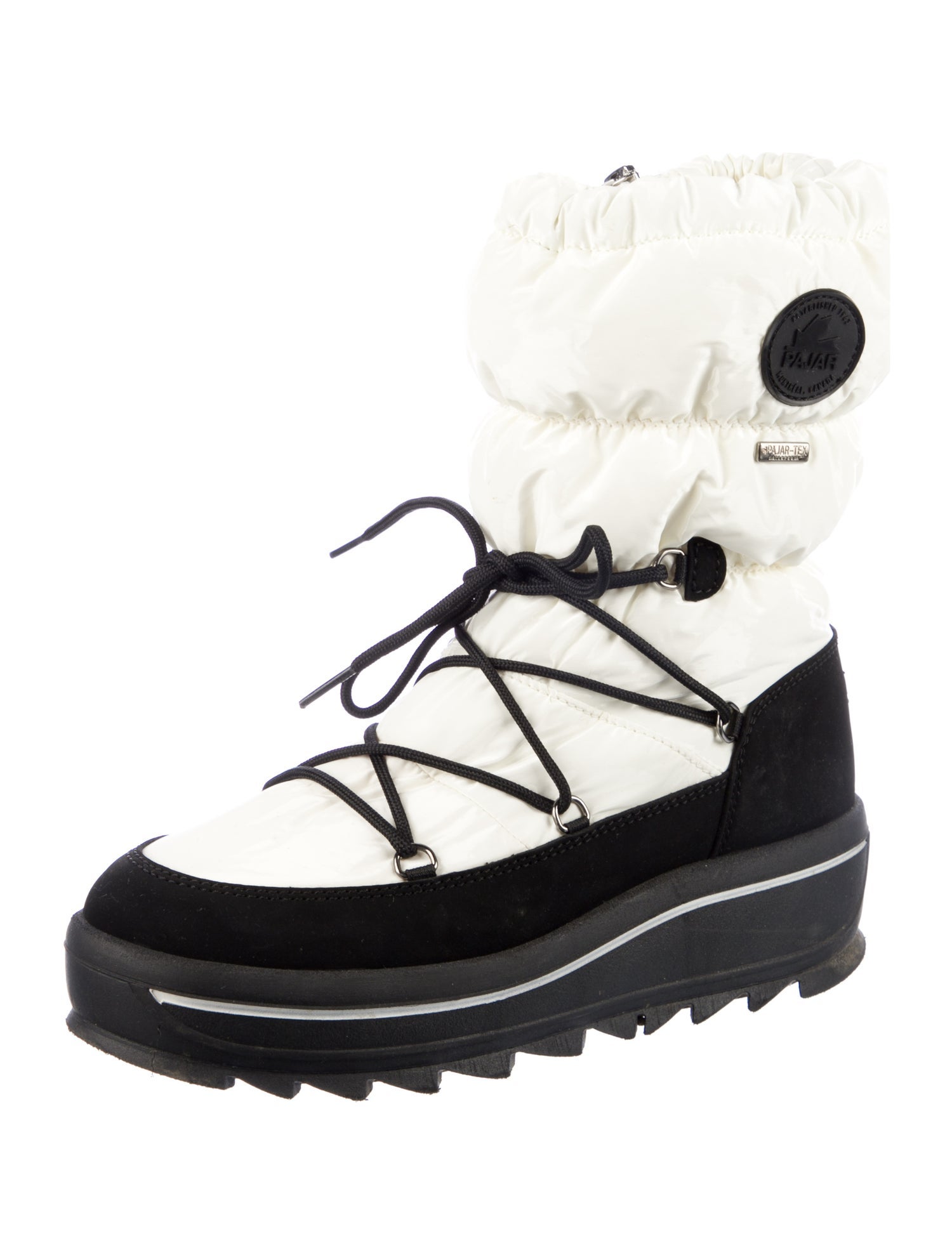 Pajar Colorblock Pattern Lace-Up Boots