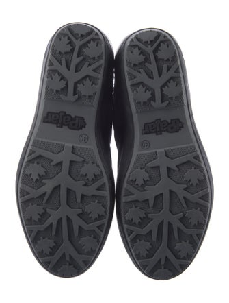 Pajar Suede Faux Fur Trim Combat Boots