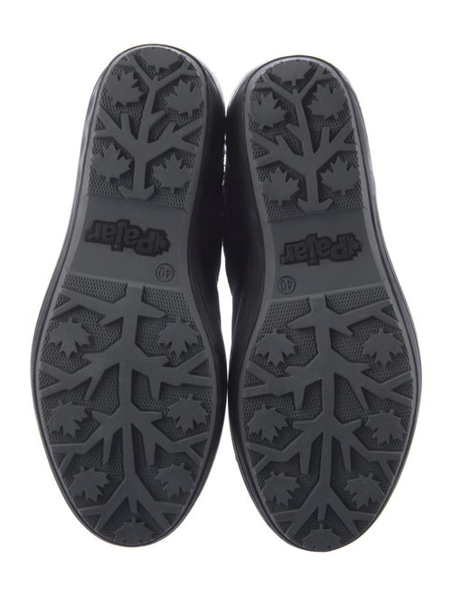 Pajar Suede Faux Fur Trim Combat Boots