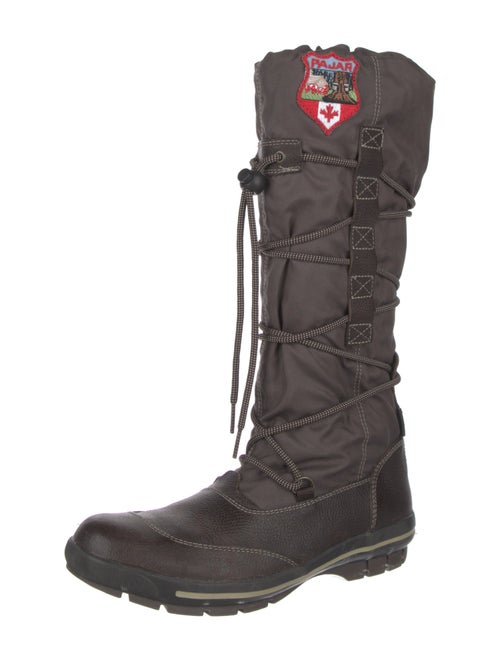 Pajar Nylon Leather Trim Embellishment Boots