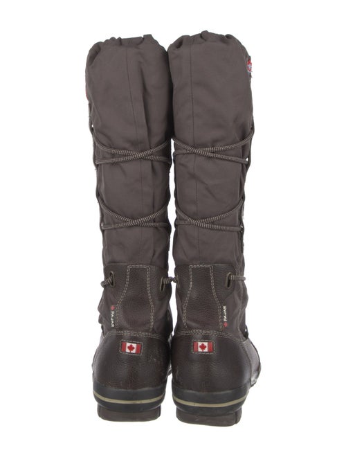 Pajar Nylon Leather Trim Embellishment Boots