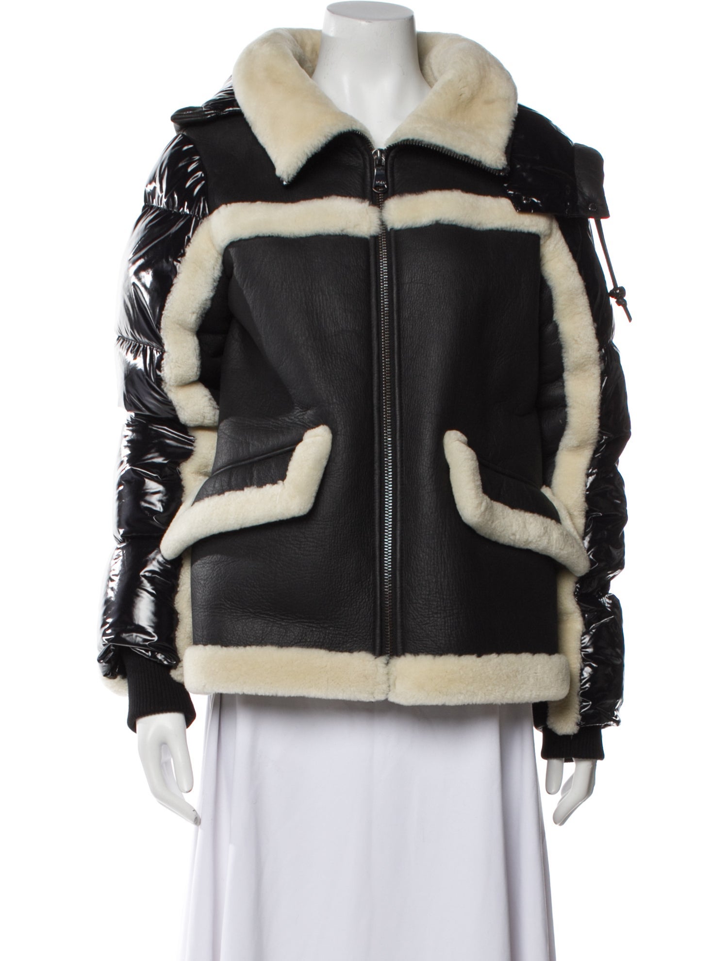 Pajar Shearling Printed Fur Jacket