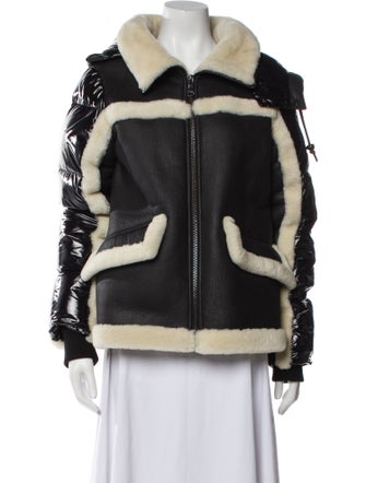 Pajar Shearling Printed Fur Jacket