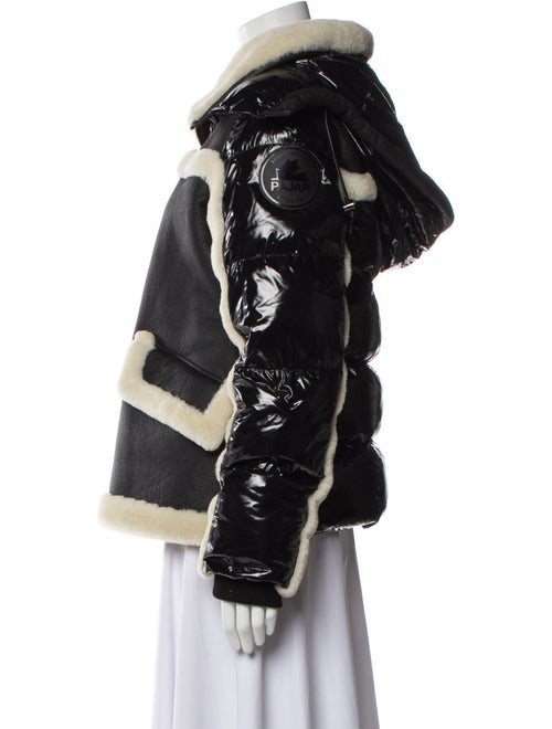 Pajar Shearling Printed Fur Jacket