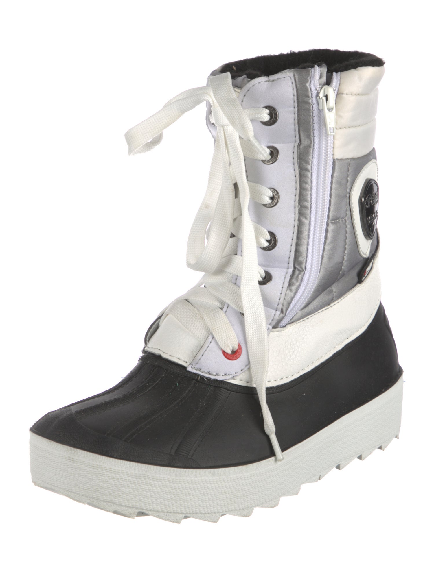 Pajar Nylon Colorblock Pattern Lace-Up Boots