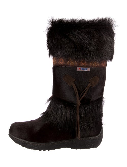 Pajar Fur Graphic Print Boots