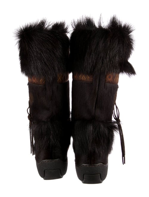 Pajar Fur Graphic Print Boots