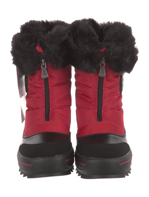 Pajar Nylon Colorblock Pattern Lace-Up Boots