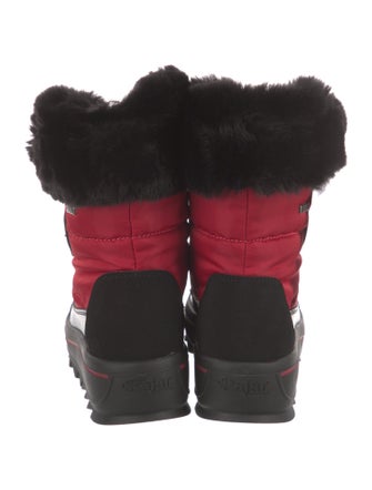 Pajar Nylon Colorblock Pattern Lace-Up Boots