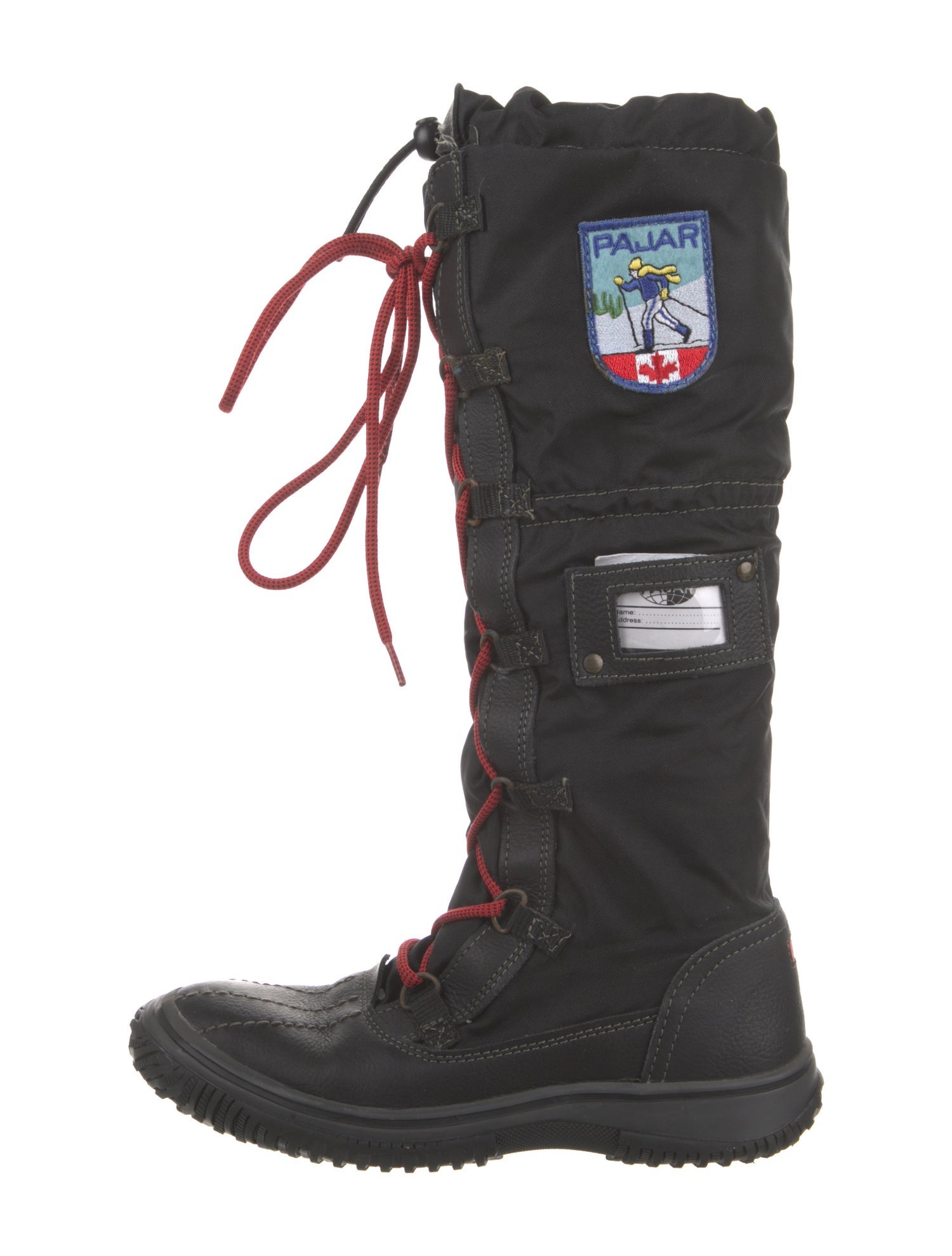 Pajar Nylon Printed Lace-Up Boots