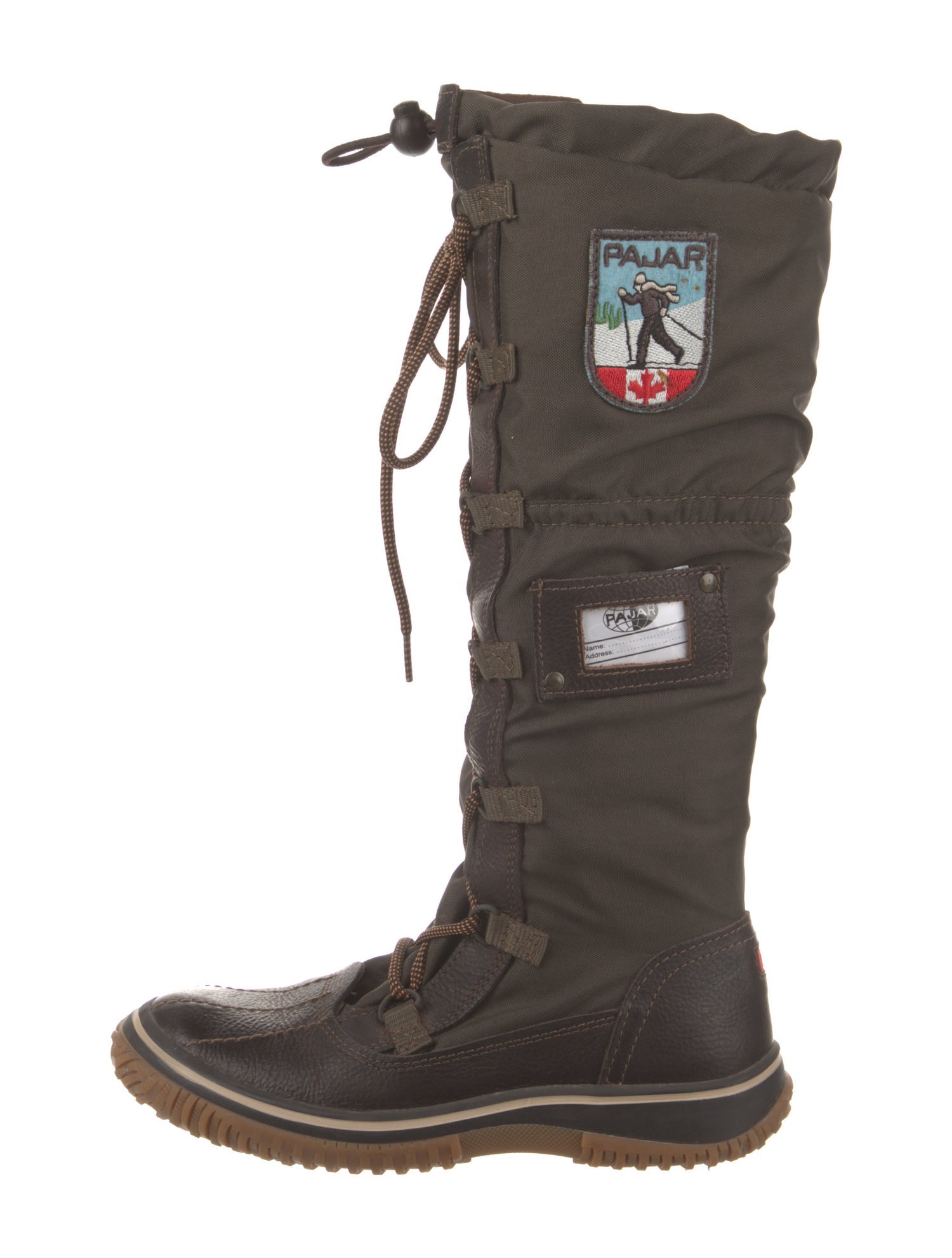 Pajar Nylon Printed Lace-Up Boots