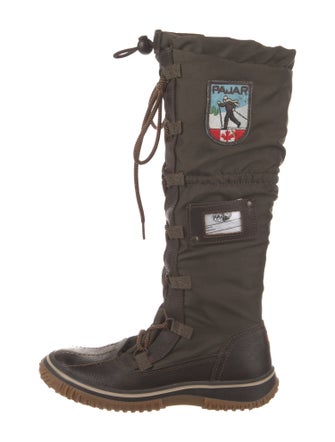 Pajar Nylon Printed Lace-Up Boots