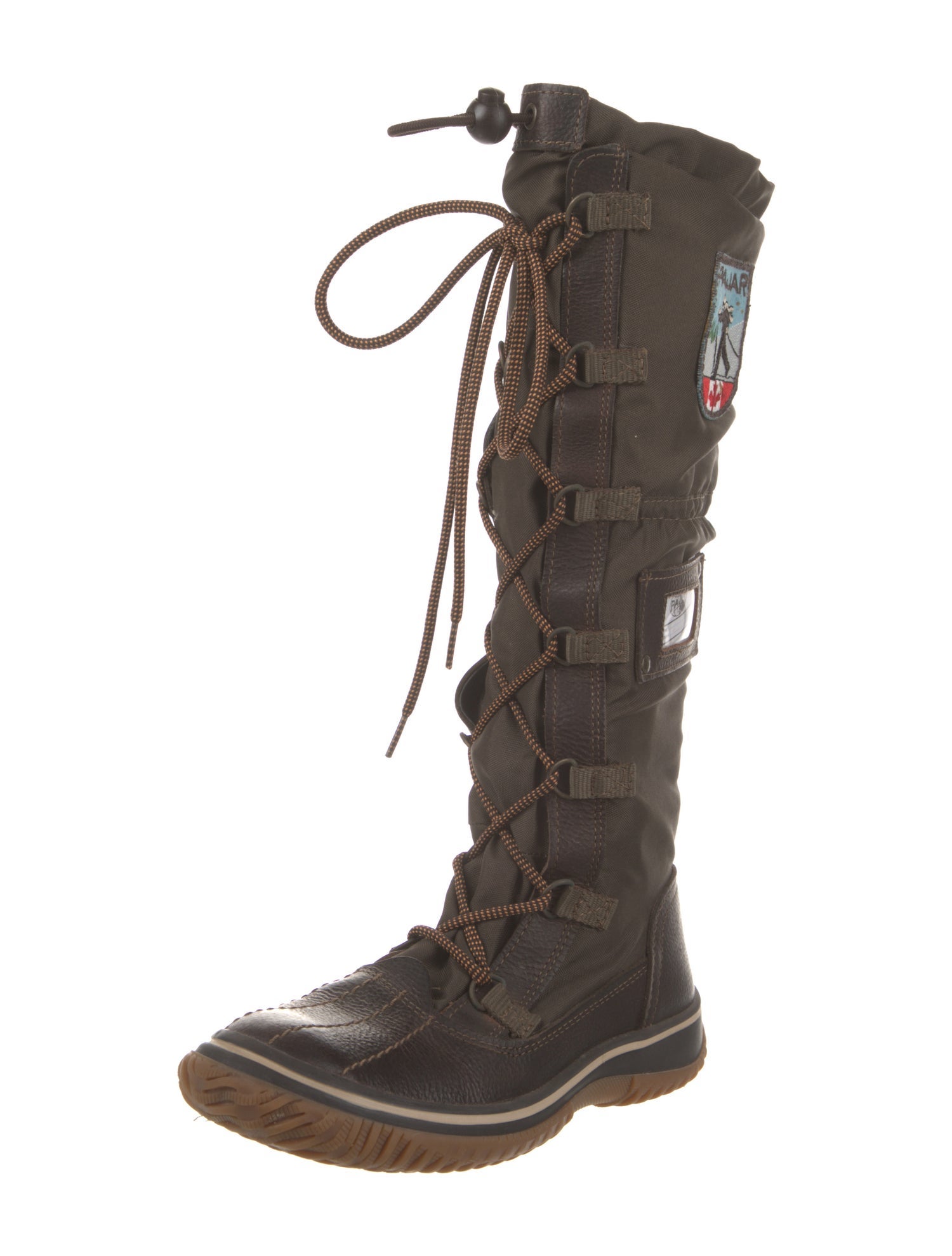 Pajar Nylon Printed Lace-Up Boots