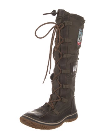 Pajar Nylon Printed Lace-Up Boots