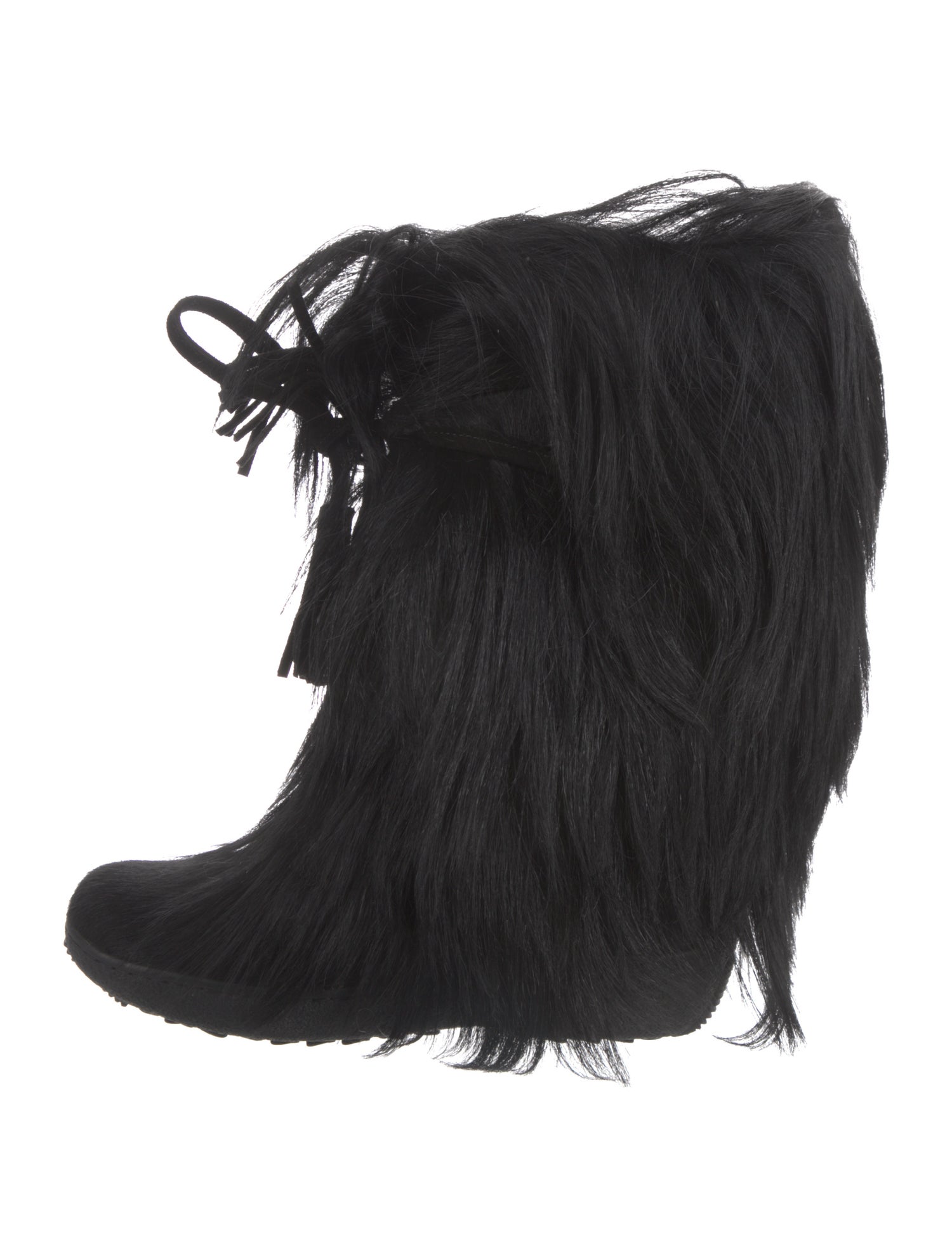 Pajar Fur Lace-Up Boots