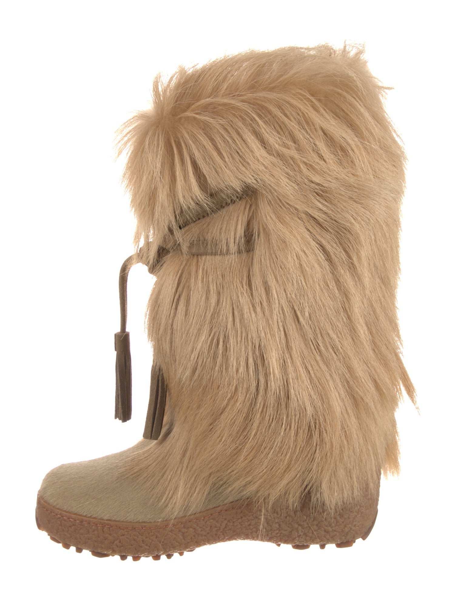 Pajar Ponyhair Lace-Up Boots