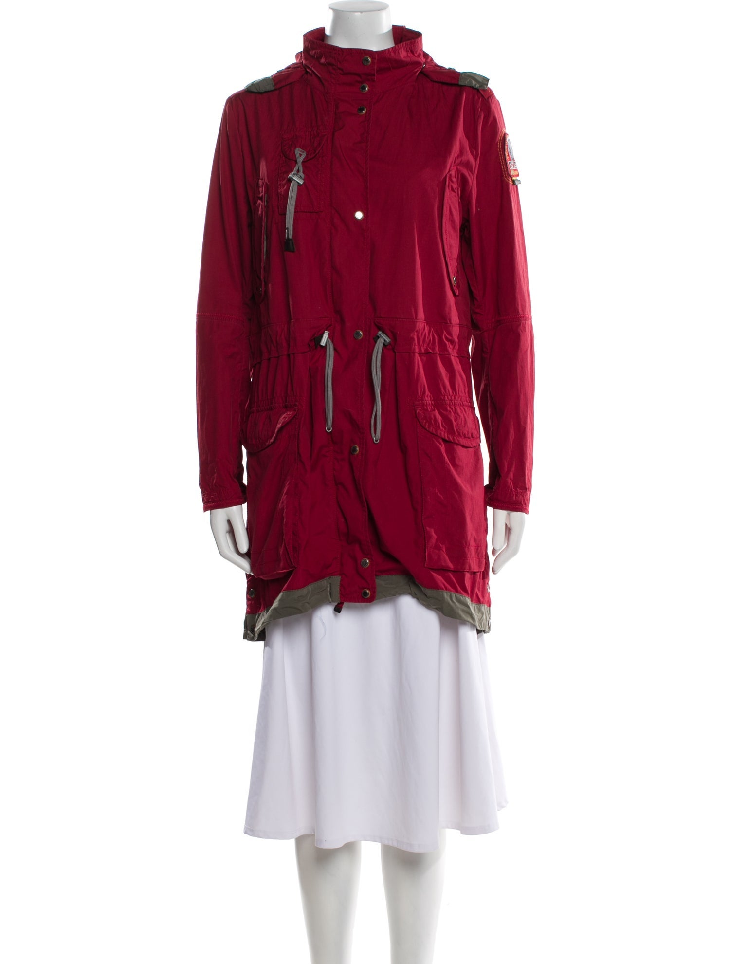 Parajumpers Plaid Print Coat