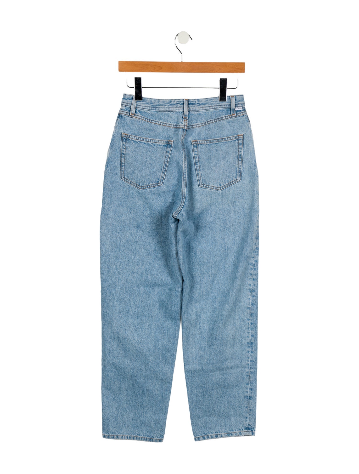 P. Johnson High-Rise Straight Leg Jeans