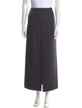 P. Johnson Wool Midi Length Skirt
