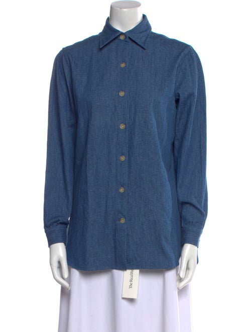P. Johnson Long Sleeve Button-Up Top