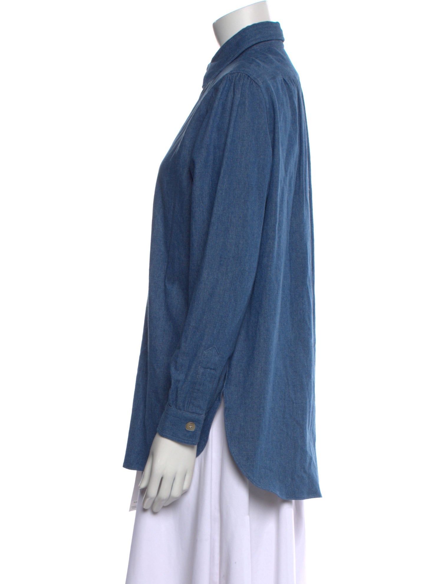 P. Johnson Long Sleeve Button-Up Top