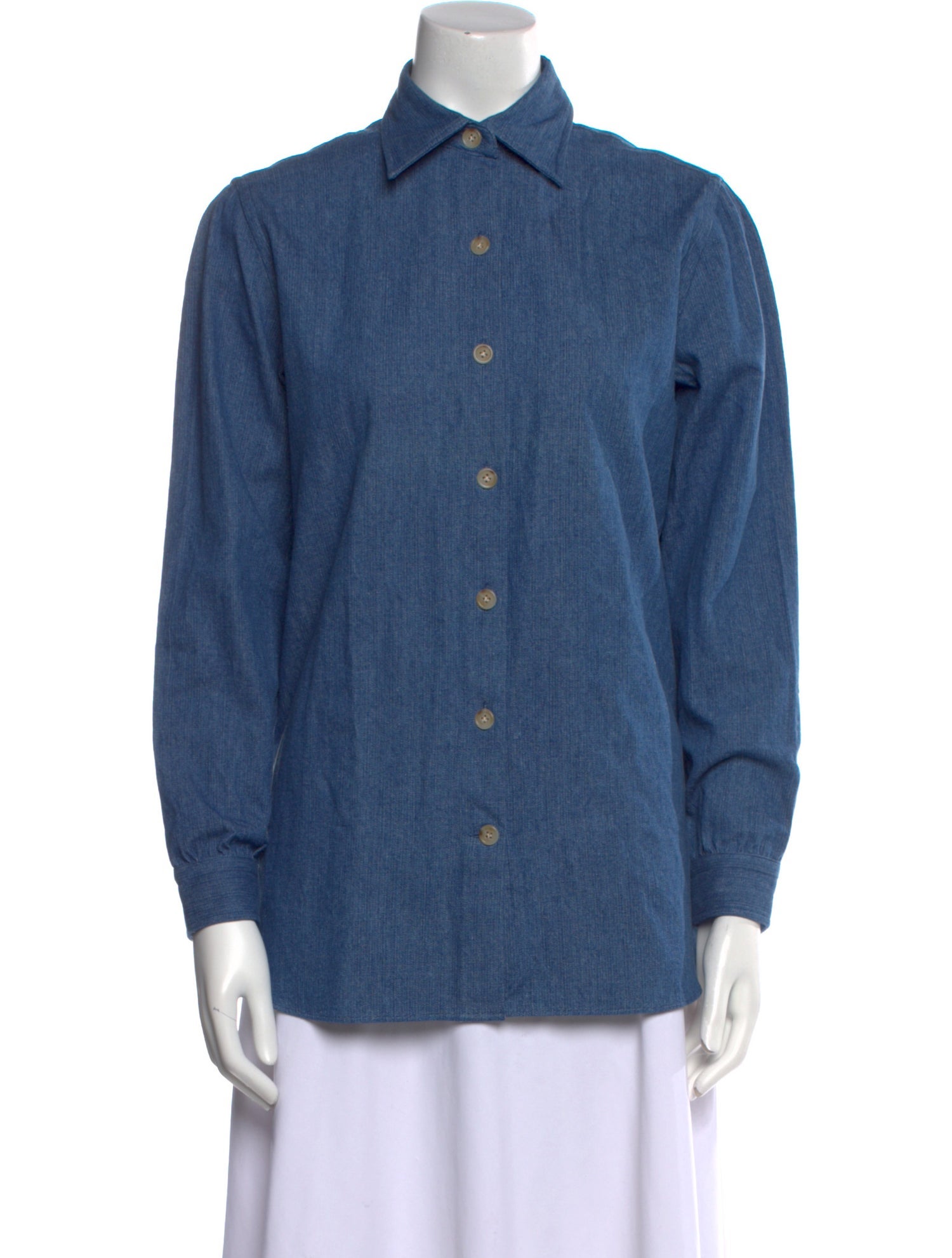 P. Johnson Long Sleeve Button-Up Top