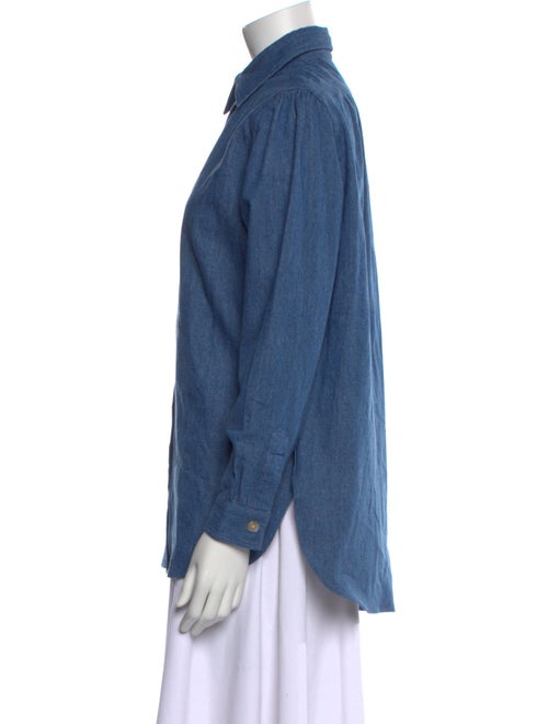 P. Johnson Long Sleeve Button-Up Top