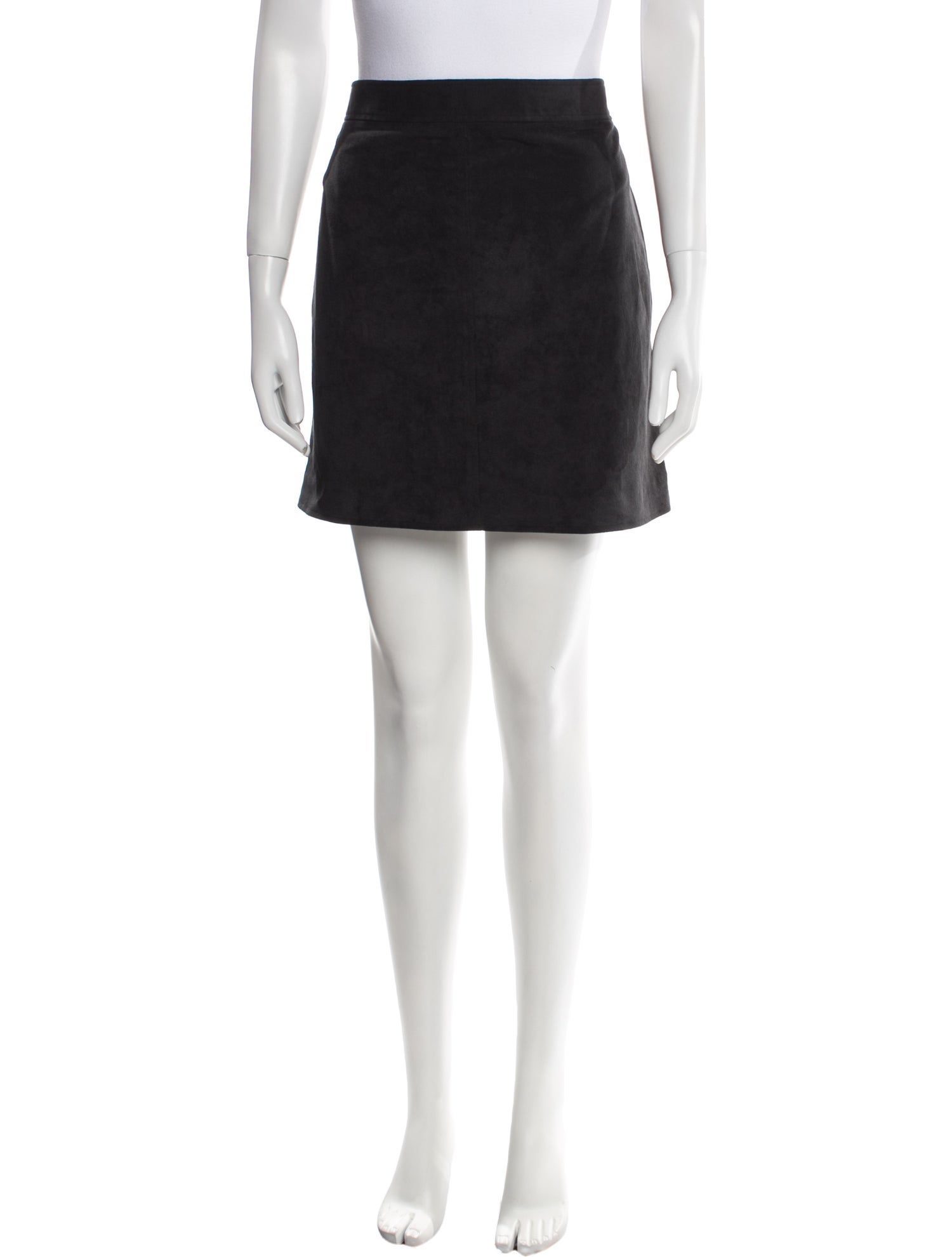 P. Johnson Faux Leather Mini Skirt