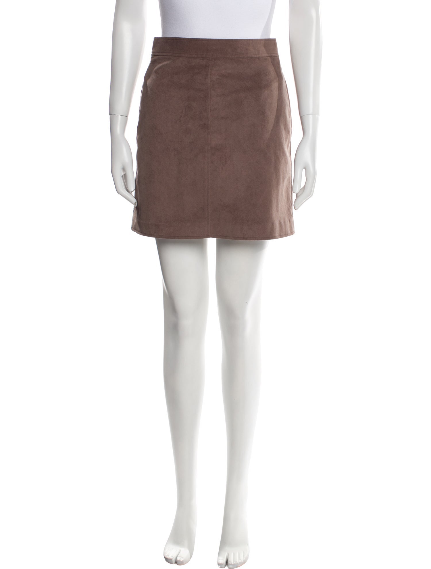 P. Johnson Faux Leather Mini Skirt