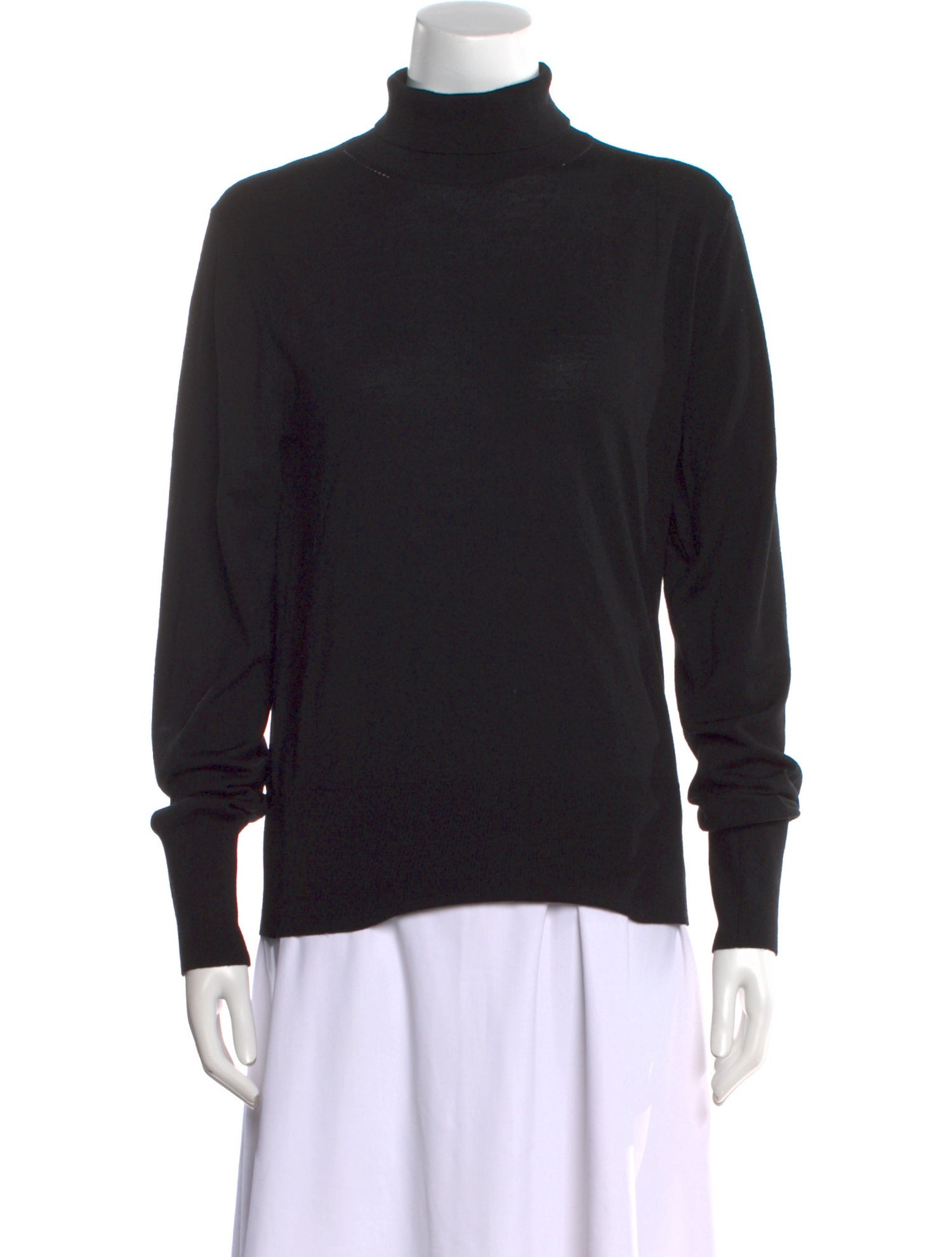 P. Johnson Merino Wool Turtleneck Sweater