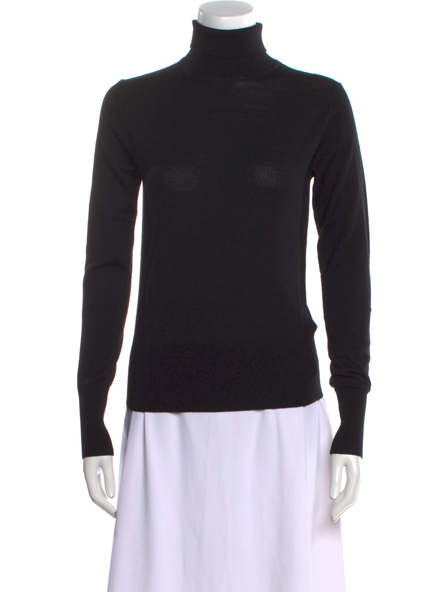 P. Johnson Merino Wool Turtleneck Sweater