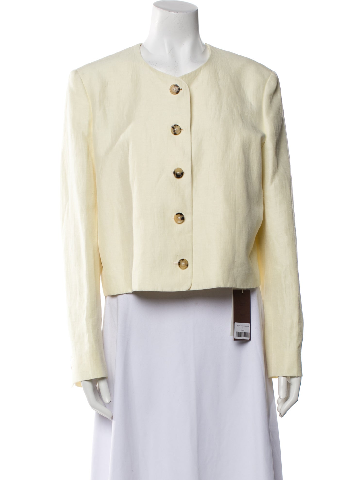 P. Johnson Linen Evening Jacket