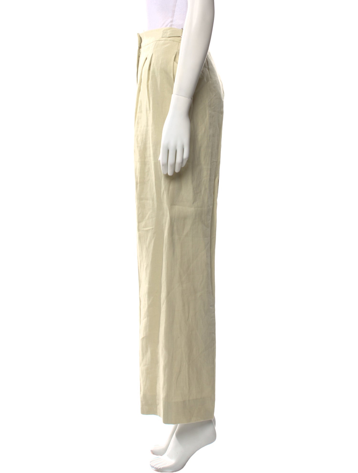 P. Johnson Linen Wide Leg Pants
