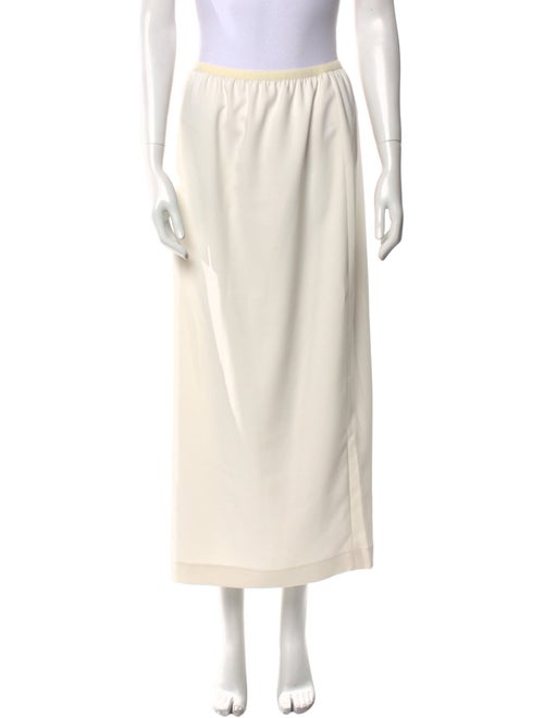 P. Johnson Grosgrain Trim Midi Length Skirt