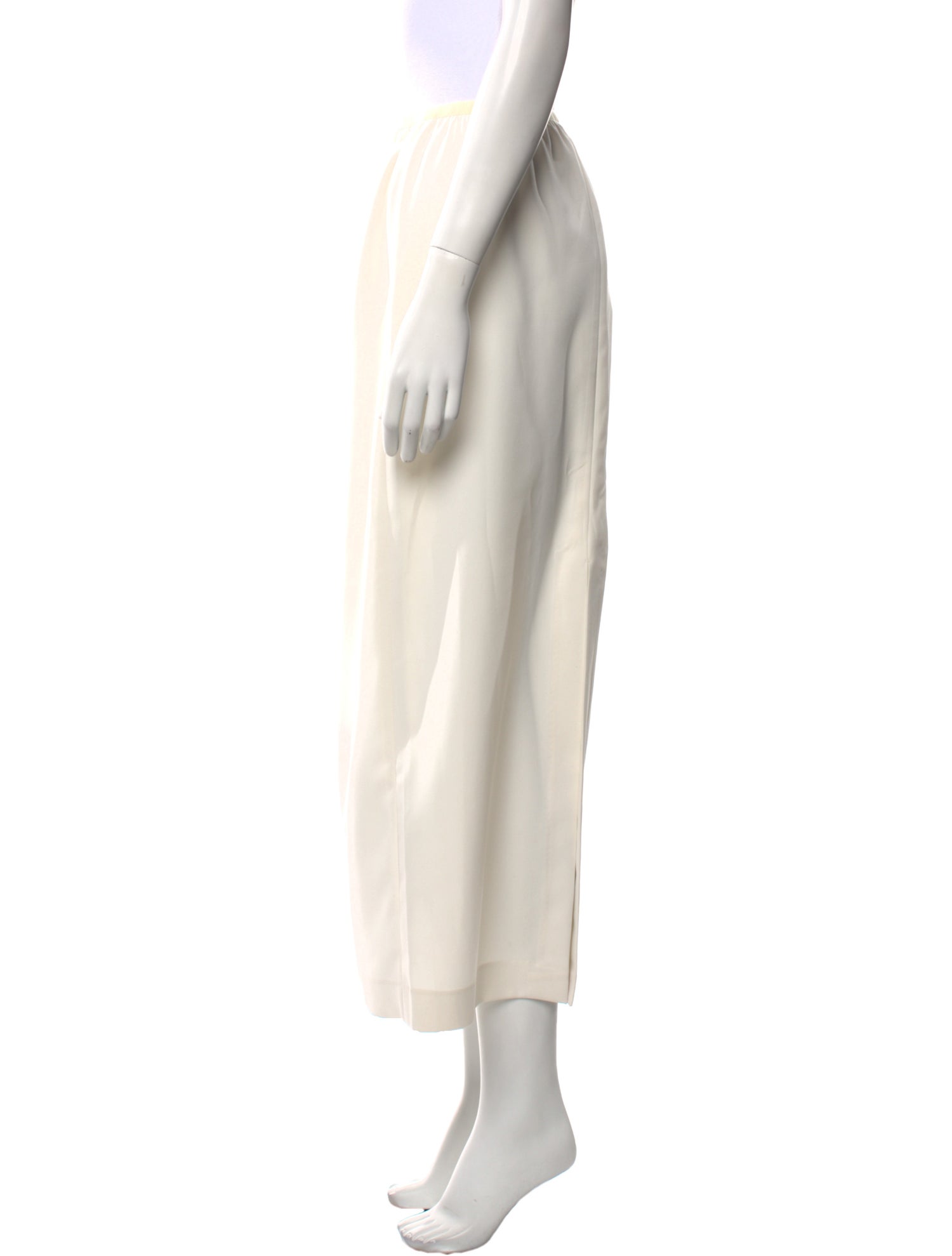 P. Johnson Grosgrain Trim Midi Length Skirt