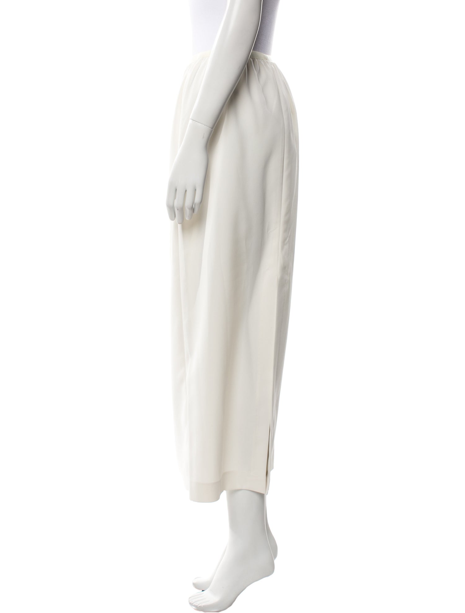 P. Johnson Grosgrain Trim Midi Length Skirt