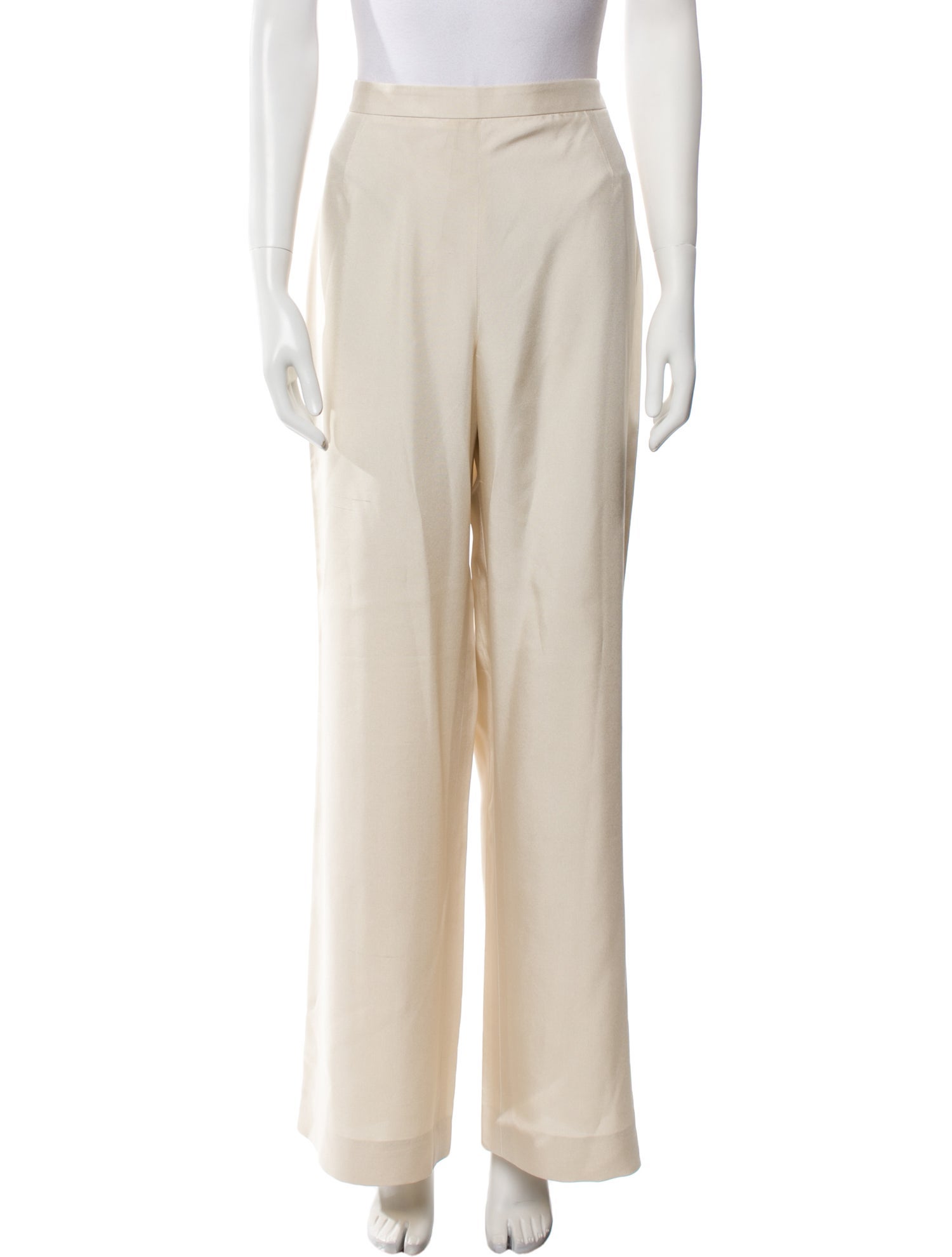 P. Johnson Silk Wide Leg Pants