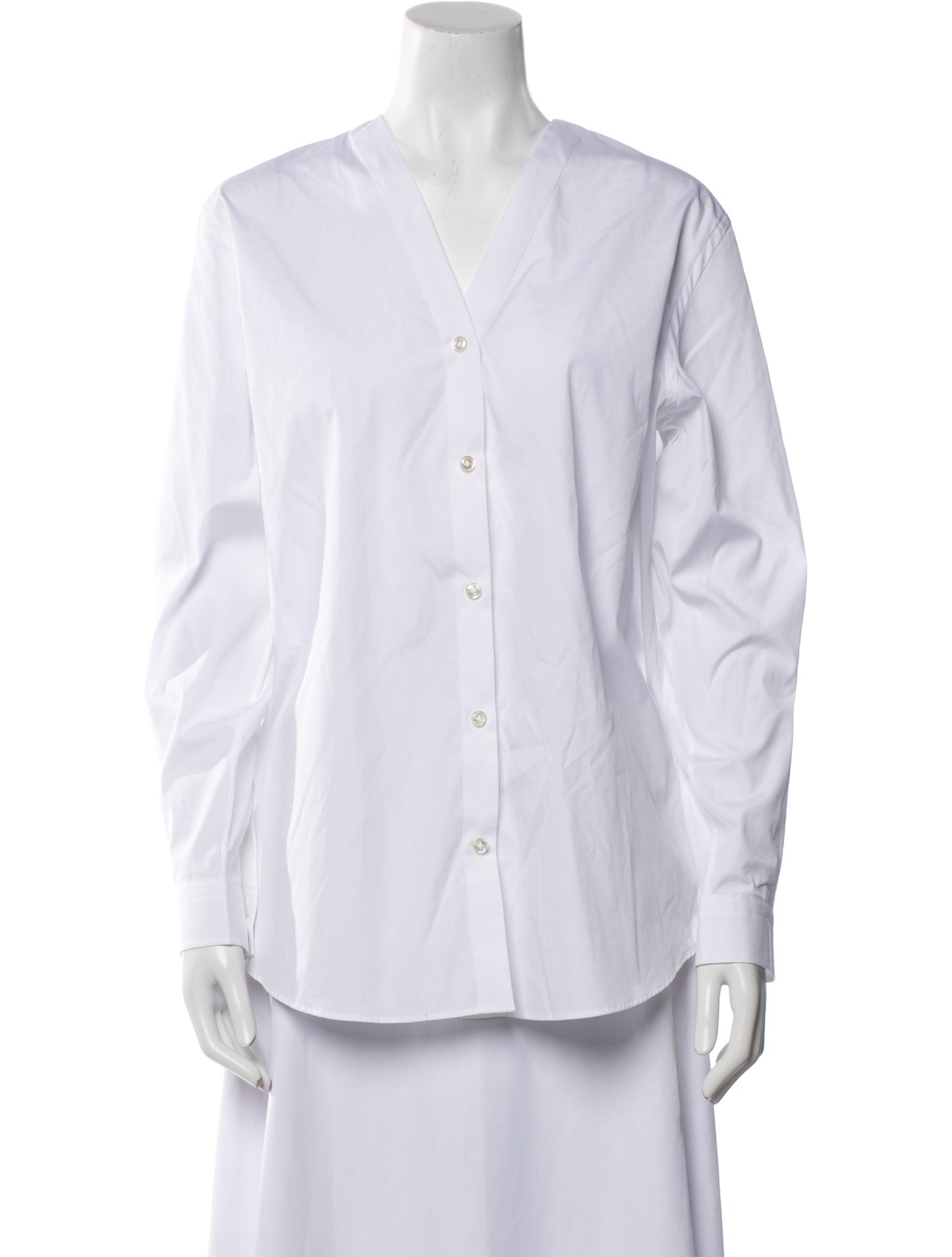 P. Johnson Long Sleeve Button-Up Top