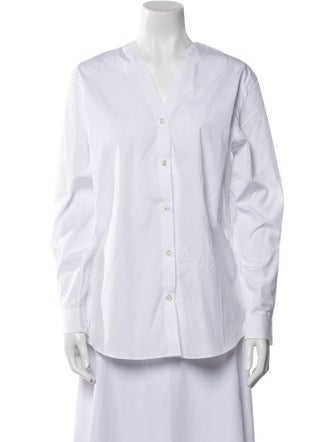 P. Johnson Long Sleeve Button-Up Top