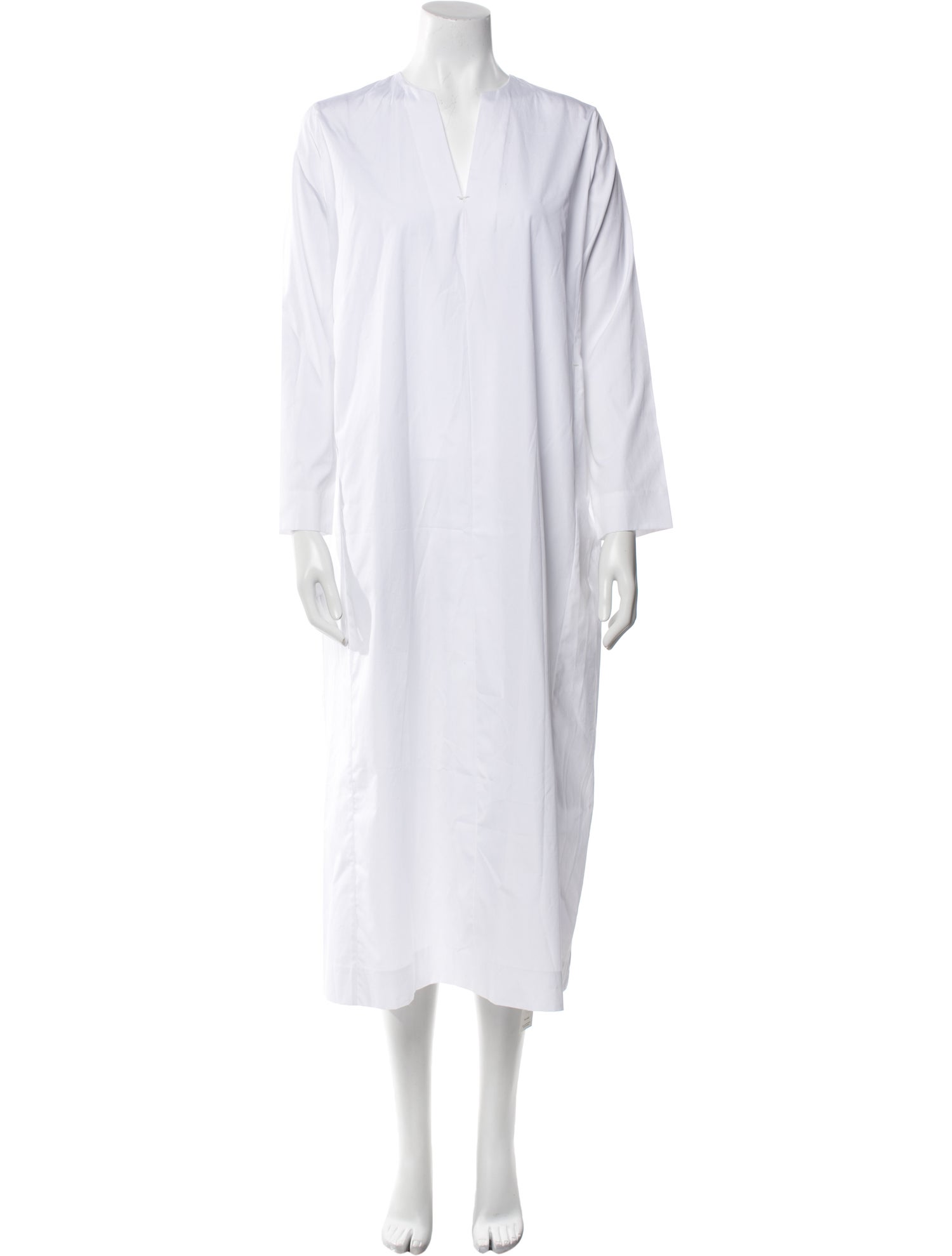 P. Johnson V-Neck Long Dress