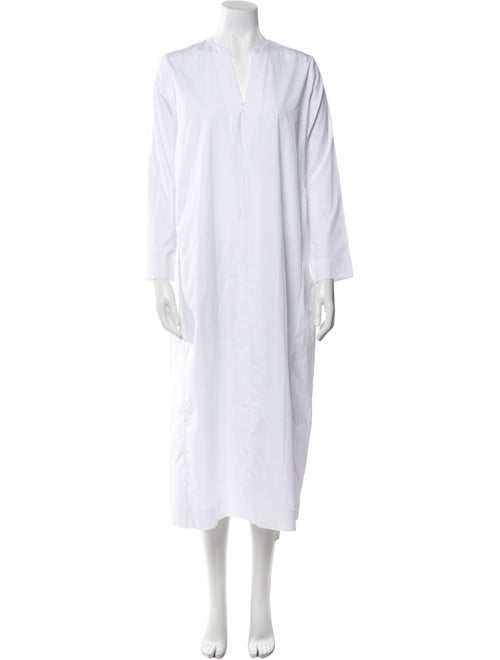 P. Johnson V-Neck Long Dress