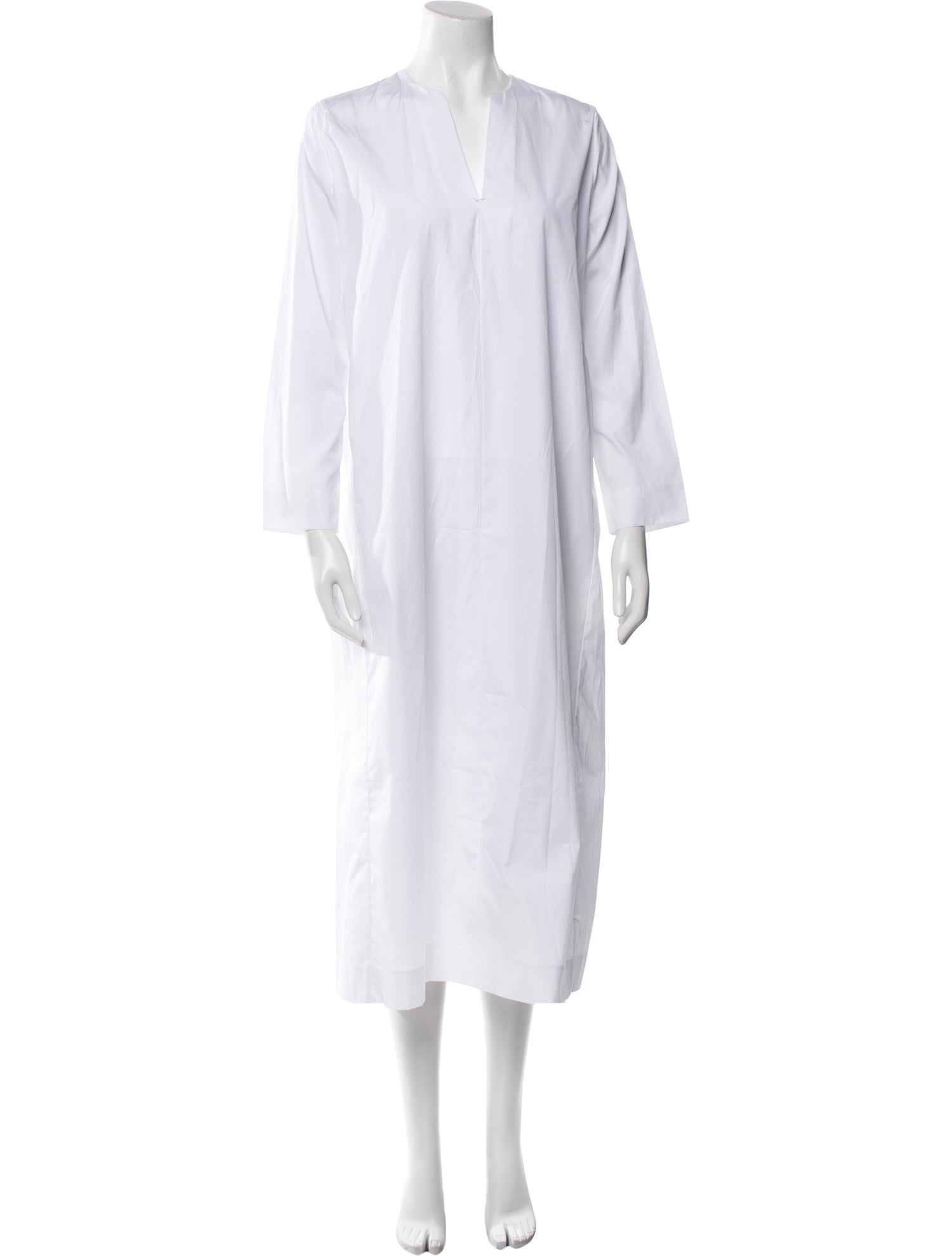 P. Johnson V-Neck Long Dress