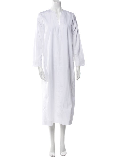 P. Johnson V-Neck Long Dress