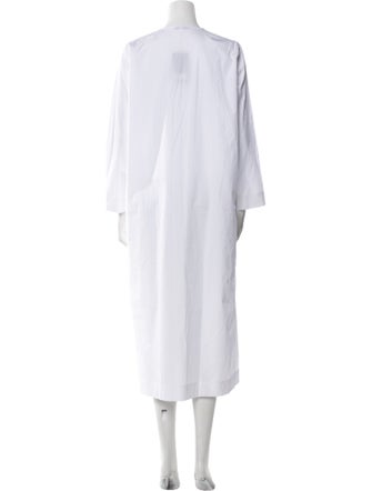 P. Johnson V-Neck Long Dress