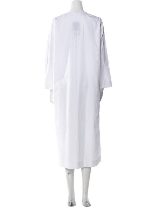 P. Johnson V-Neck Long Dress